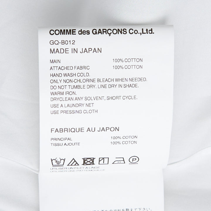 COMME des GARCONS Cotton Broad x Cotton Chemical Blouse – Available at Club 21, Official Retailer in Singapore, Malaysia & Thailand with Global Shipping Online