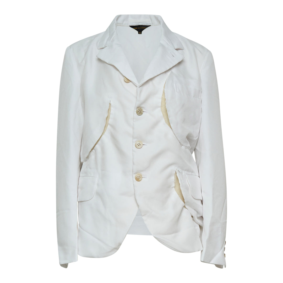 COMME des GARCONS Polyester Gabardine x Wool Jacket – Available at Club 21, Official Retailer in Singapore, Malaysia & Thailand with Global Shipping Online