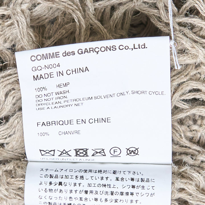 COMME des GARCONS Hemp Knitting Pattern Cardigan – Available at Club 21, Official Retailer in Singapore, Malaysia & Thailand with Global Shipping Online