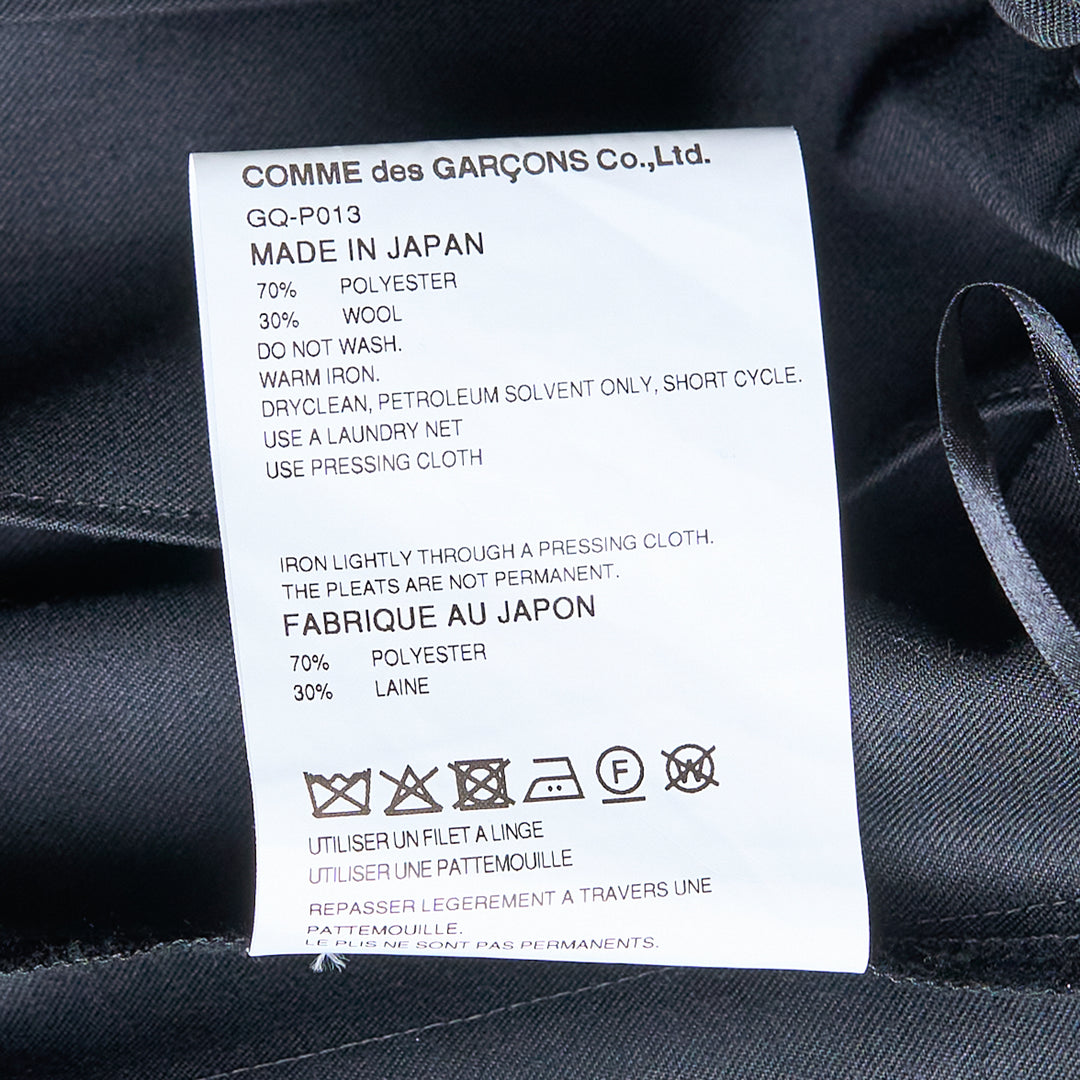 COMME des GARCONS Polyester Wool Gabardine Pants – Available at Club 21, Official Retailer in Singapore, Malaysia & Thailand with Global Shipping Online