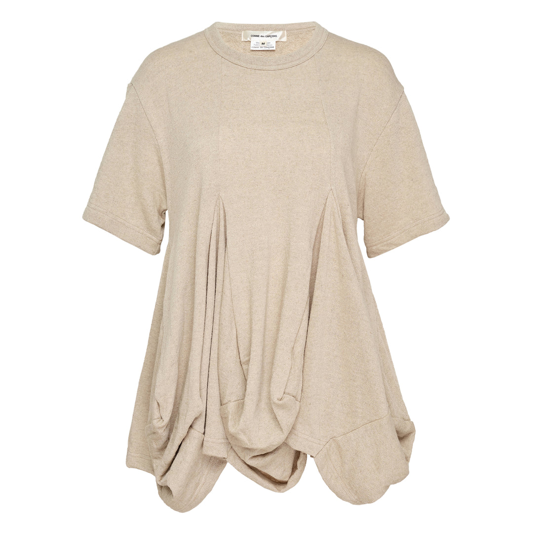 COMME des GARCONS Linen Cotton Pilled Tee – Available at Club 21, Official Retailer in Singapore, Malaysia & Thailand with Global Shipping Online