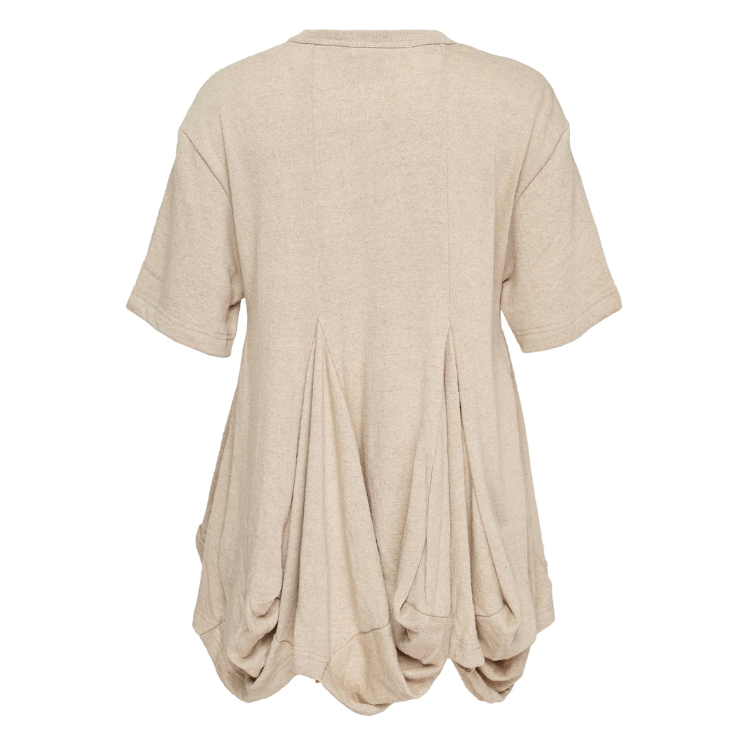 COMME des GARCONS Linen Cotton Pilled Tee – Available at Club 21, Official Retailer in Singapore, Malaysia & Thailand with Global Shipping Online