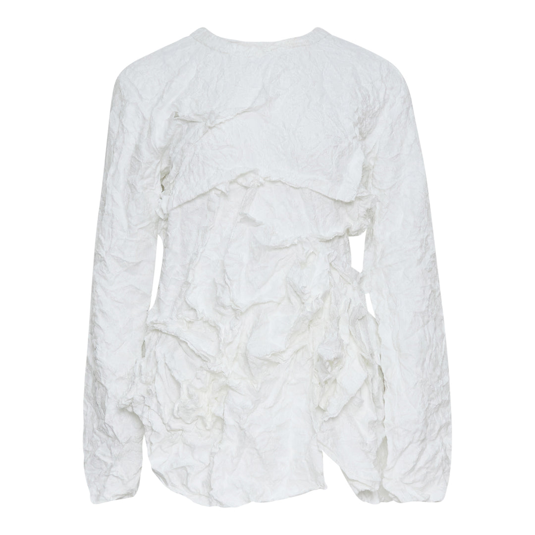 COMME des GARCONS Polyester Raschel Pilled Lace Top – Available at Club 21, Official Retailer in Singapore, Malaysia & Thailand with Global Shipping Online