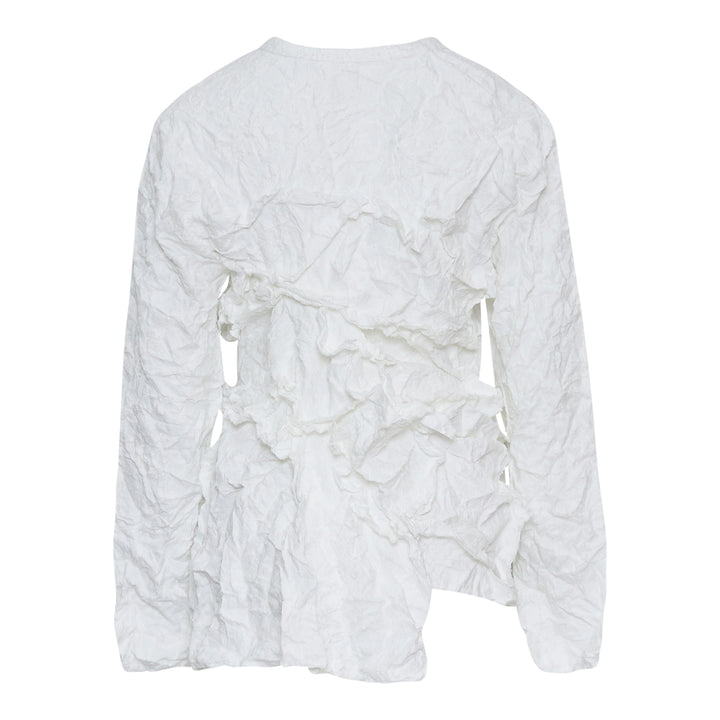 COMME des GARCONS Polyester Raschel Pilled Lace Top – Available at Club 21, Official Retailer in Singapore, Malaysia & Thailand with Global Shipping Online