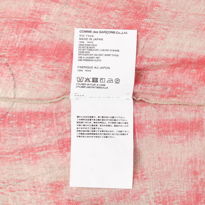 COMME des GARCONS Linen Jersey Thin Garment Tee – Available at Club 21, Official Retailer in Singapore, Malaysia & Thailand with Global Shipping Online