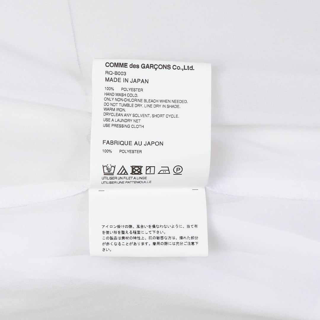 COMME des GARCONS Polyester Georgette Blouse – Available at Club 21, Official Retailer in Singapore, Malaysia & Thailand with Global Shipping Online