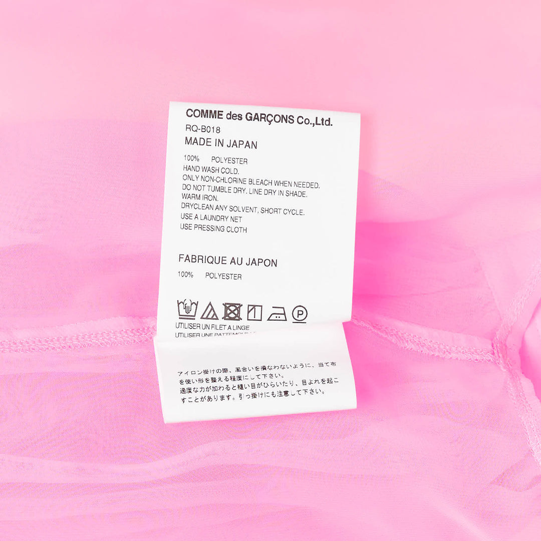 COMME des GARCONS Polyester Georgette Blouse – Available at Club 21, Official Retailer in Singapore, Malaysia & Thailand with Global Shipping Online