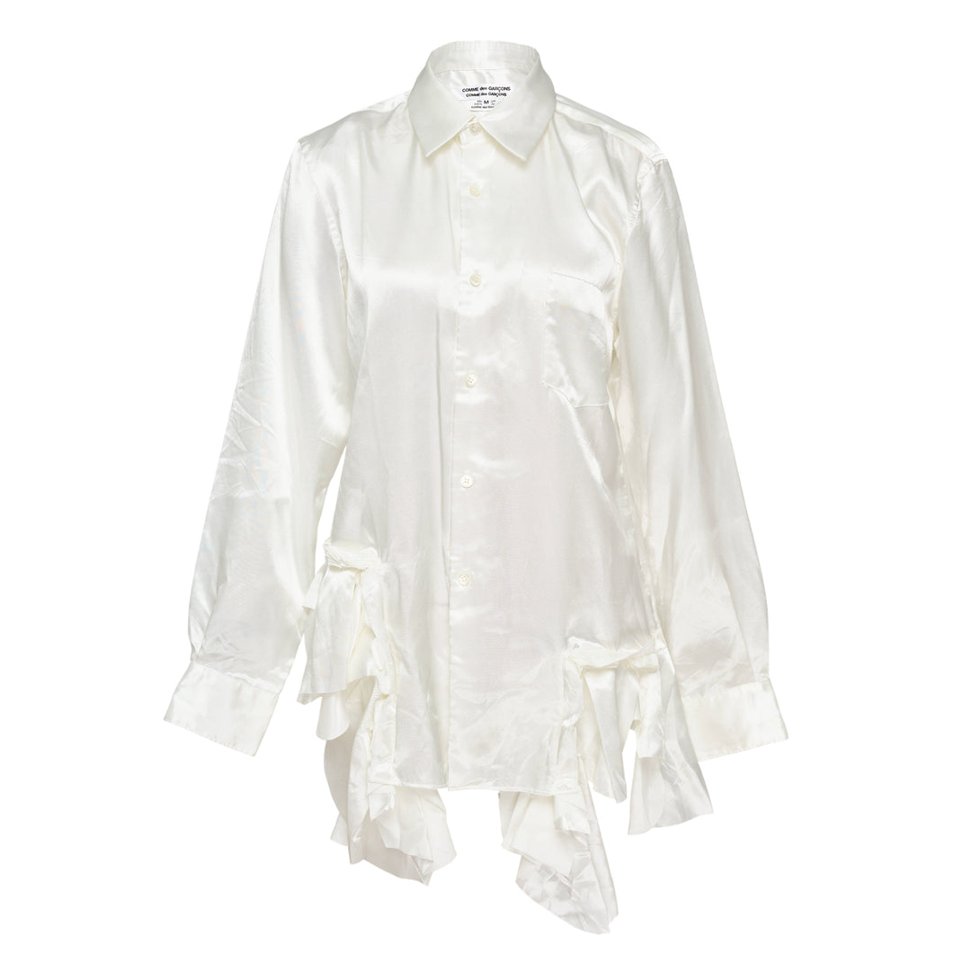 COMME des GARCONS Polyester Satin Blouse – Available at Club 21, Official Retailer in Singapore, Malaysia & Thailand with Global Shipping Online