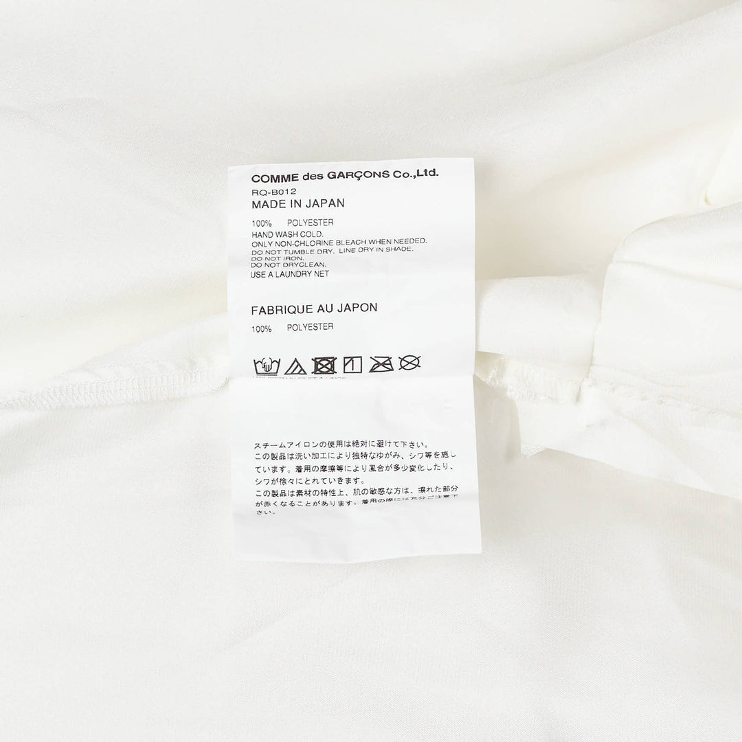 COMME des GARCONS Polyester Satin Blouse – Available at Club 21, Official Retailer in Singapore, Malaysia & Thailand with Global Shipping Online