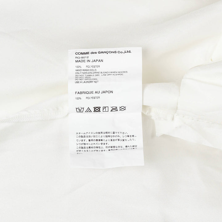 COMME des GARCONS Polyester Satin Blouse – Available at Club 21, Official Retailer in Singapore, Malaysia & Thailand with Global Shipping Online