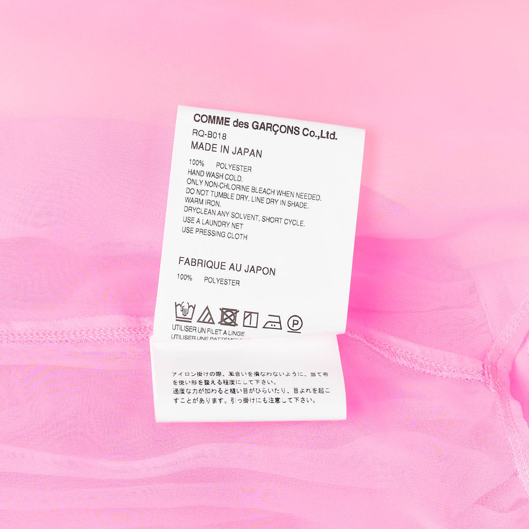 COMME des GARCONS Polyester Georgette Blouse – Available at Club 21, Official Retailer in Singapore, Malaysia & Thailand with Global Shipping Online