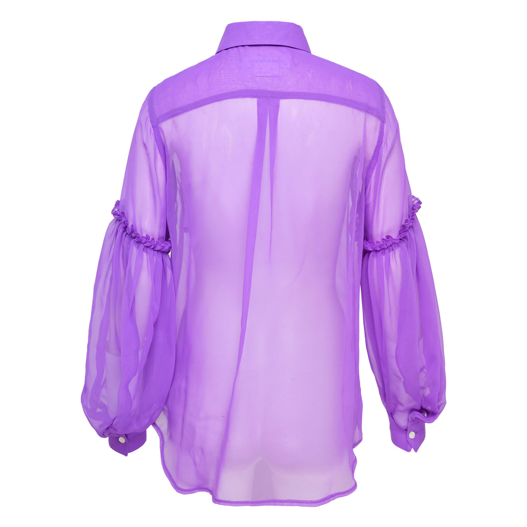COMME des GARCONS Polyester Georgette Blouse – Available at Club 21, Official Retailer in Singapore, Malaysia & Thailand with Global Shipping Online