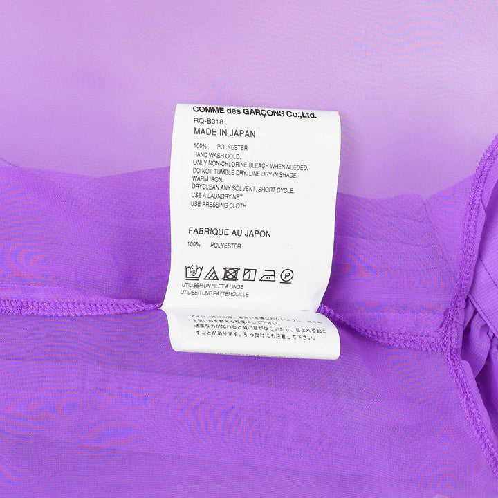COMME des GARCONS Polyester Georgette Blouse – Available at Club 21, Official Retailer in Singapore, Malaysia & Thailand with Global Shipping Online