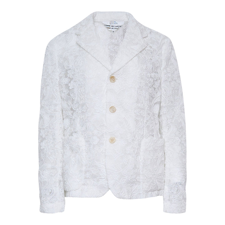 COMME des GARCONS Polyester Nylon Tulle Lace Jacket – Available at Club 21, Official Retailer in Singapore, Malaysia & Thailand with Global Shipping Online