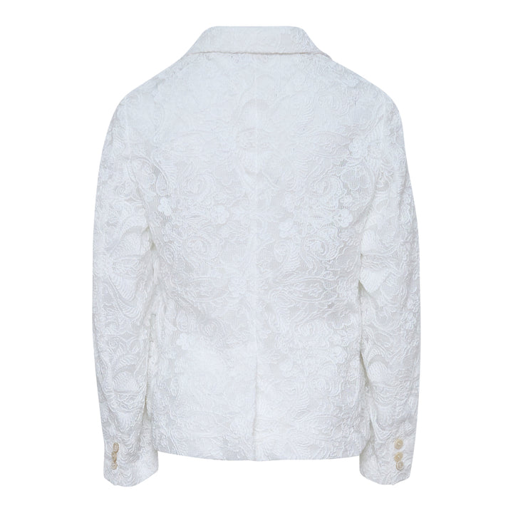 COMME des GARCONS Polyester Nylon Tulle Lace Jacket – Available at Club 21, Official Retailer in Singapore, Malaysia & Thailand with Global Shipping Online