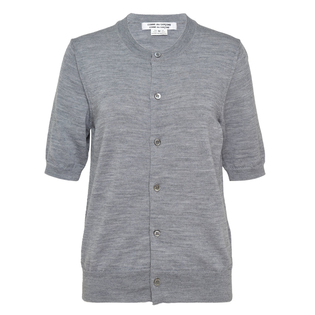Wool Jersey Cardigan