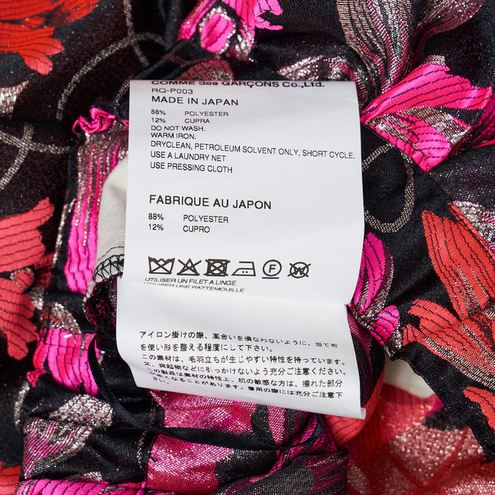 Polyester Jacquard Floral Pants