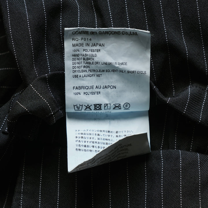 COMME des GARCONS COMME des GARCONS Polyester Chalk Stripe Garment Pants – Available at Club 21, Official Retailer in Singapore, Malaysia & Thailand with Global Shipping Online