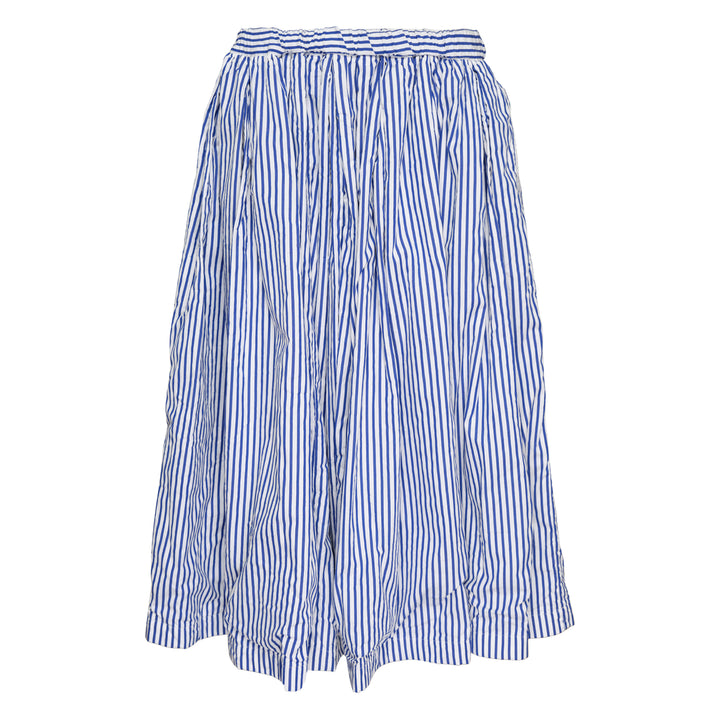Cotton Broad Stripe Pattern Skirt