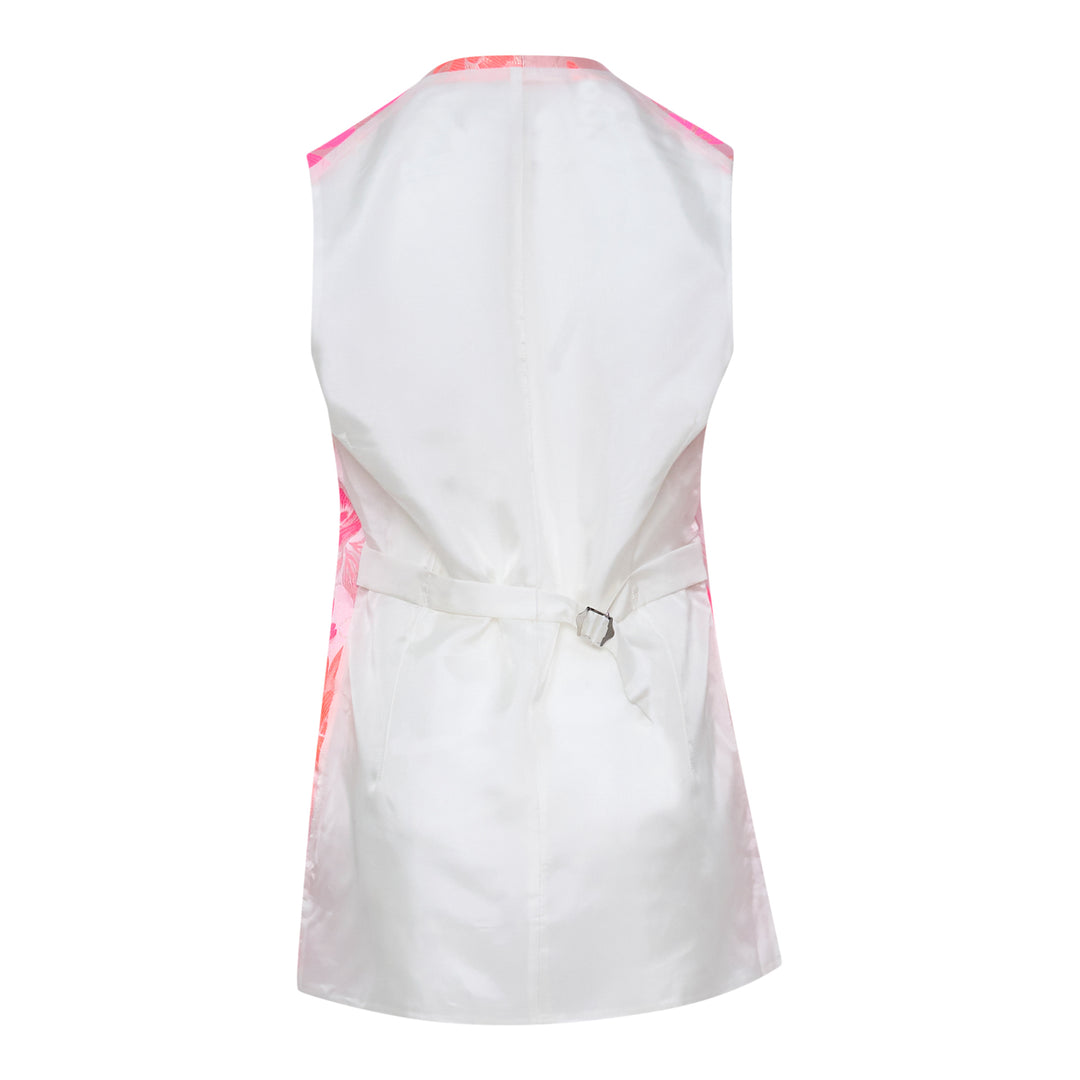 COMME des GARCONS Polyester Jacquard Floral Vest – Available at Club 21, Official Retailer in Singapore, Malaysia & Thailand with Global Shipping Online
