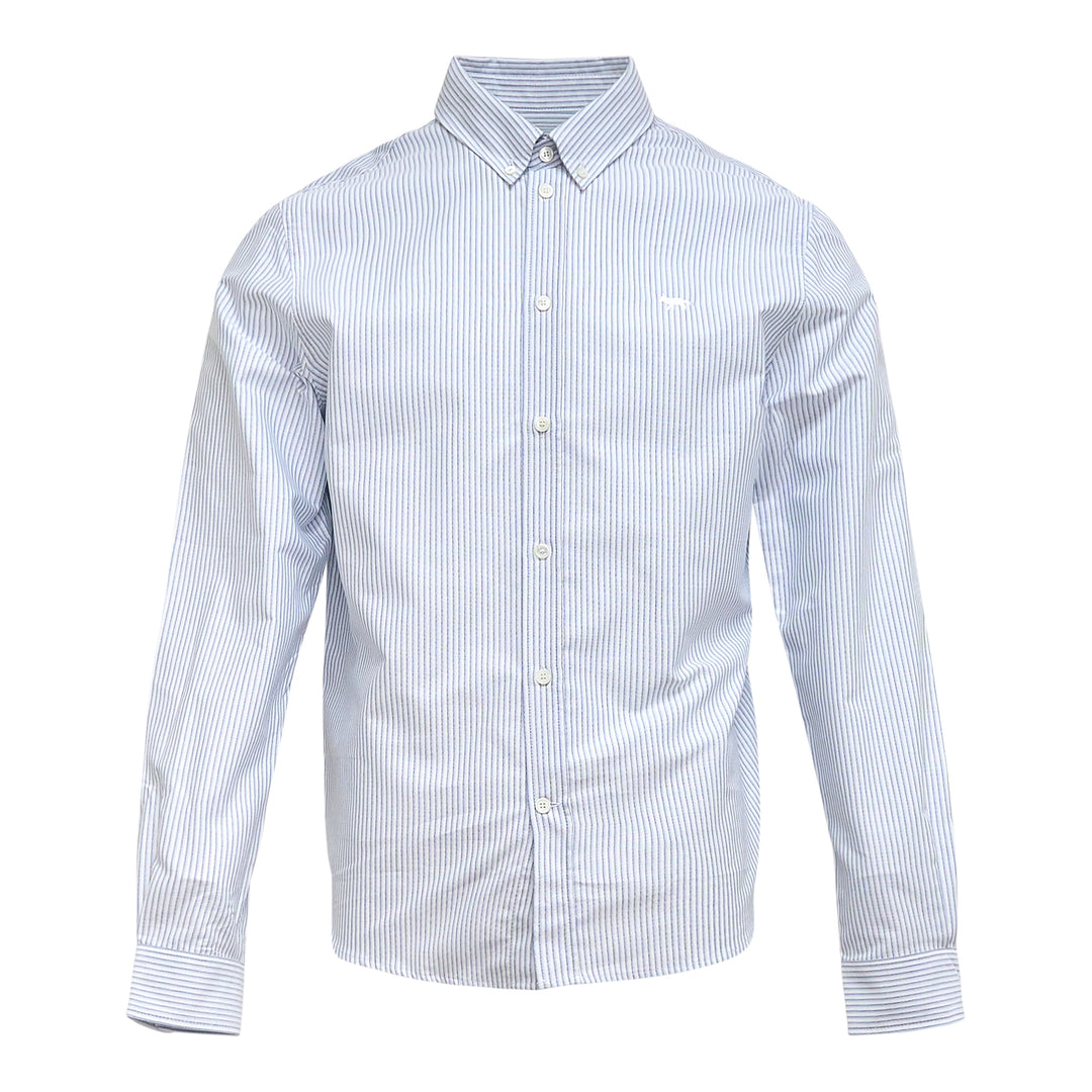 Maison Kitsune Striped Shirt – Available at Club 21, Official Retailer in Singapore, Malaysia & Thailand with Global Shipping Online