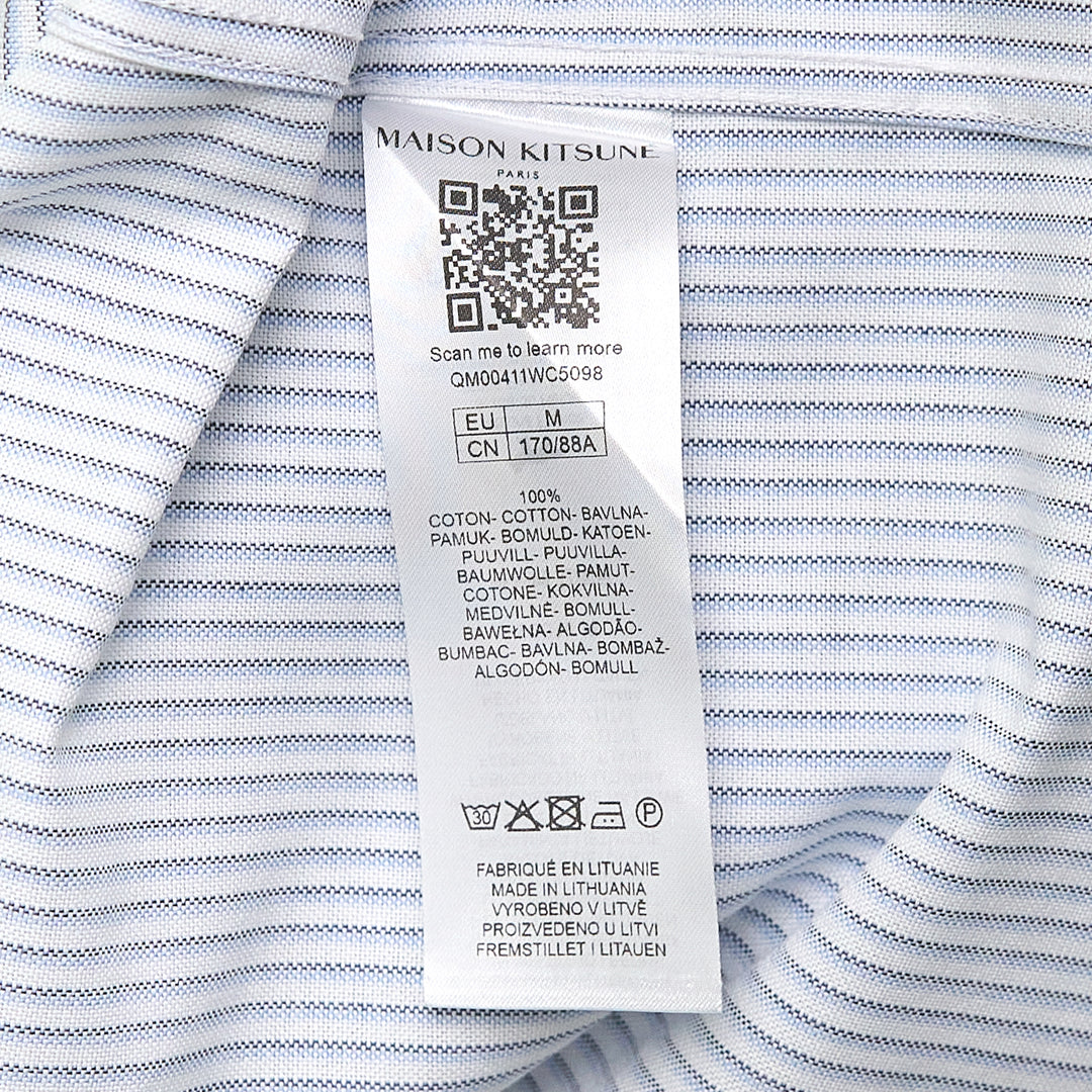 Maison Kitsune Striped Shirt – Available at Club 21, Official Retailer in Singapore, Malaysia & Thailand with Global Shipping Online
