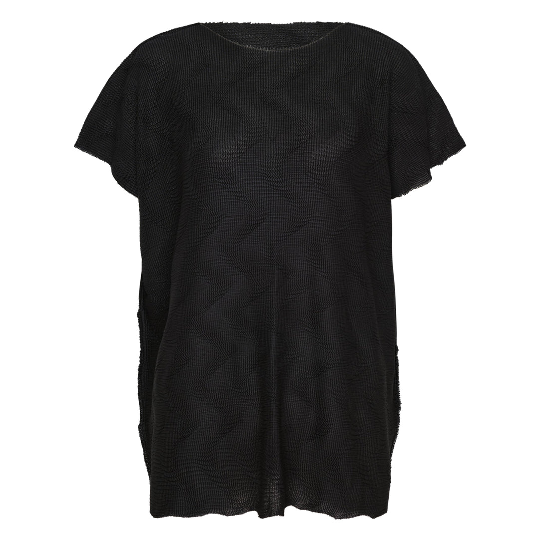 Wave Knit Stretch Pleats