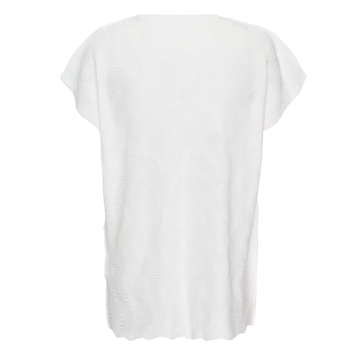 Wave Knit Stretch Pleats