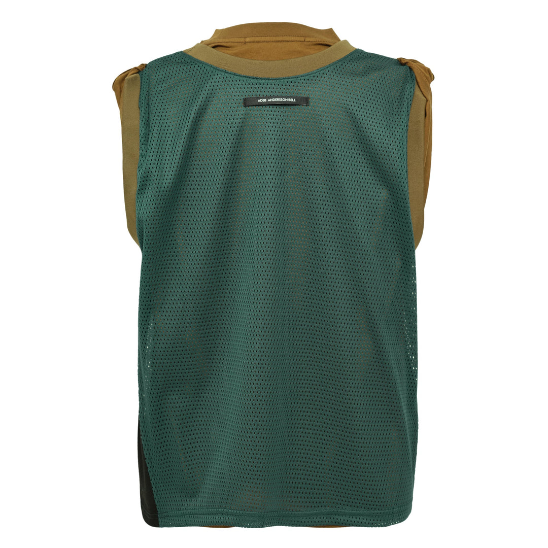 Basketball Jersey Layered Roll Tee