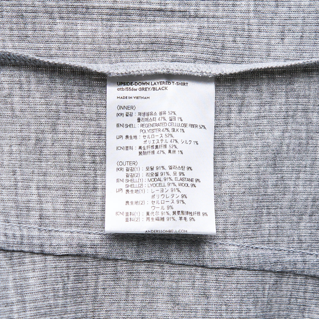 Andersson Bell Upside-Down Layered T-Shirt – Available at Club 21, Official Retailer in Singapore, Malaysia & Thailand with Global Shipping Online