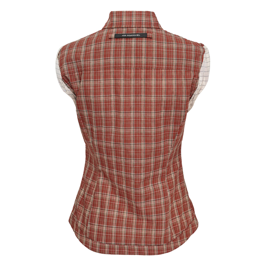 Check Sleeveless Shirt