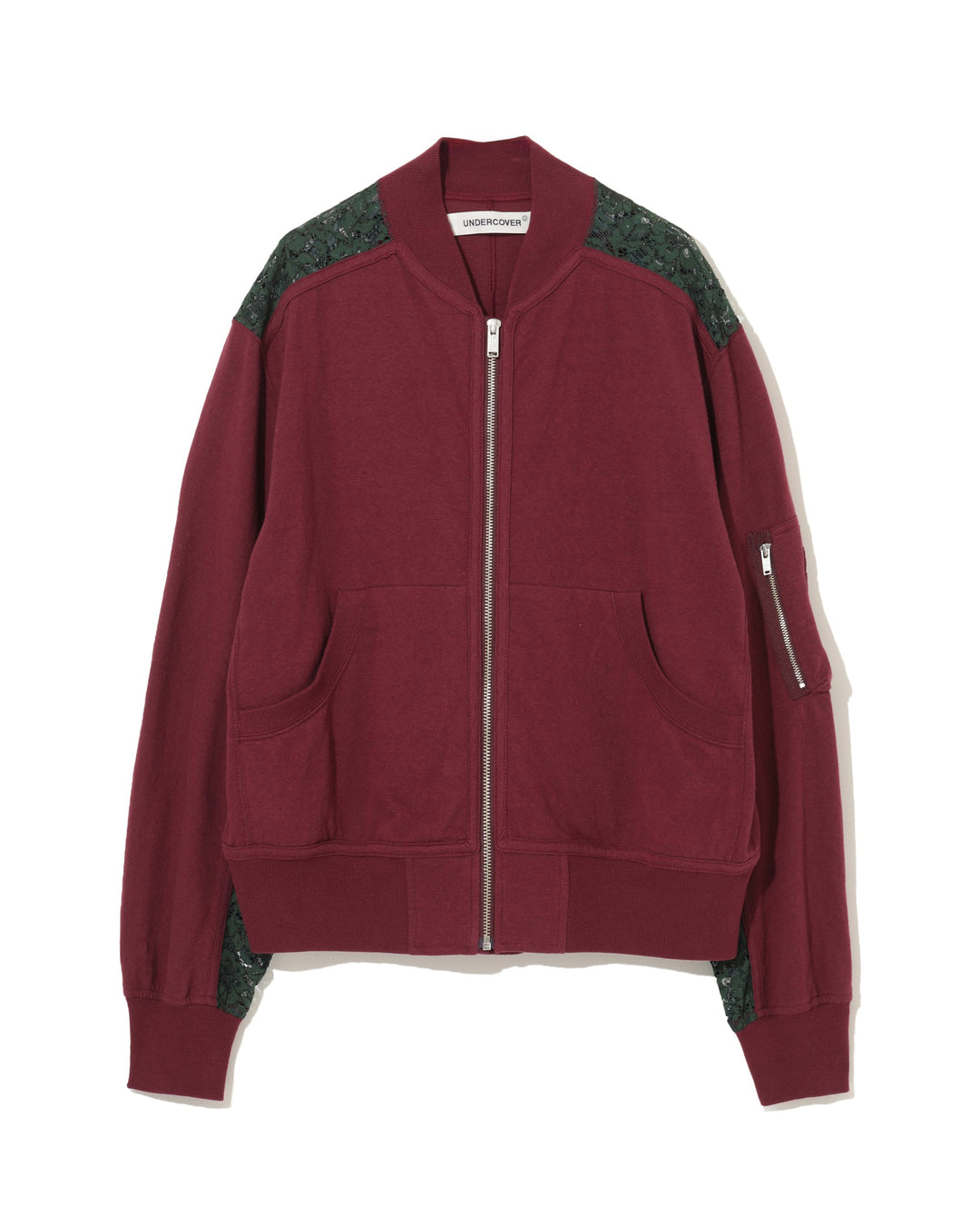 Blouson Lace Detail Shoulder