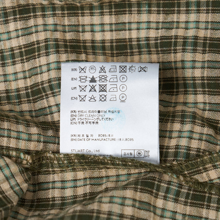 Check Sheer Layered Shirt