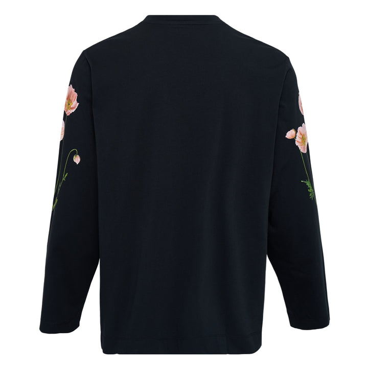 Poppy Field Print Long Sleeve Top