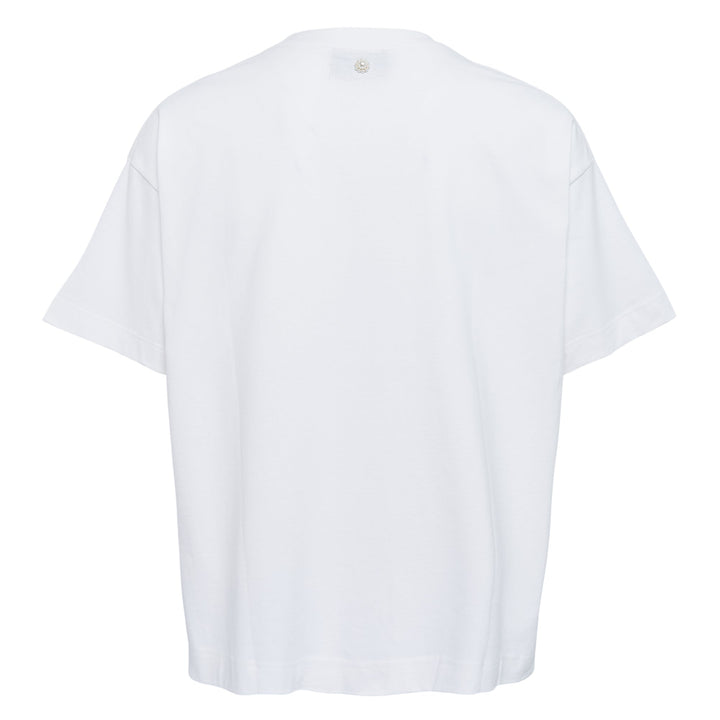 Draped Bubble Hem T-Shirt