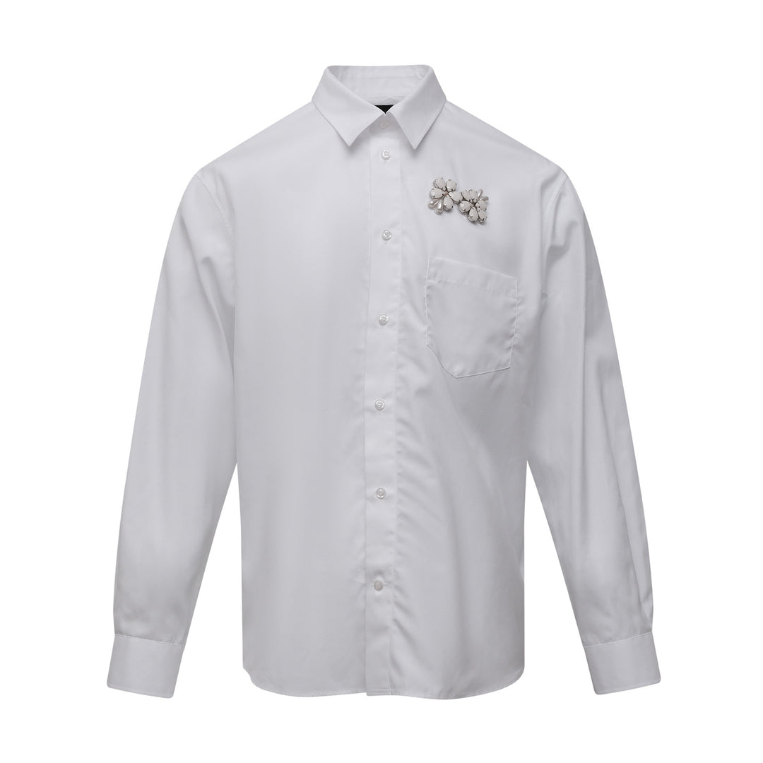 Simone Rocha Classic Embroidered Shirt – Available at Club 21, Official Retailer in Singapore, Malaysia & Thailand with Global Shipping Online
