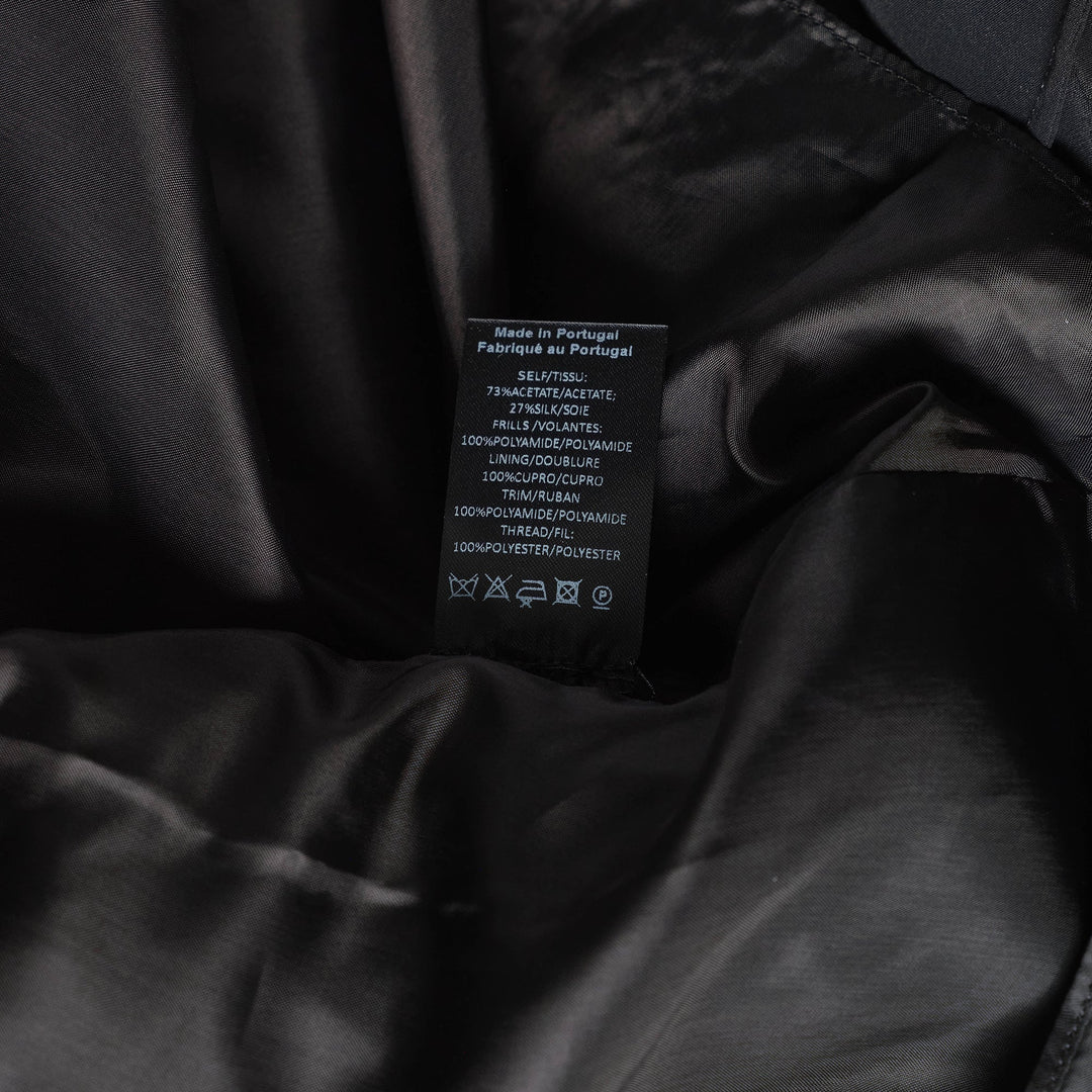 Hip Detail Lace Trim Skirt