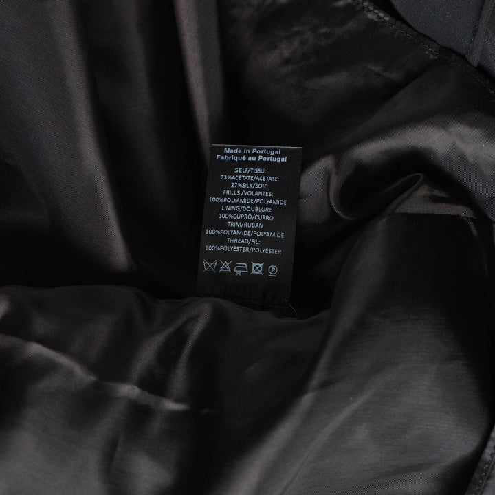 Hip Detail Lace Trim Skirt