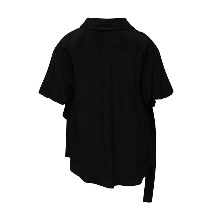 Simone Rocha Cropped Puff Sleeve Bow Sash Shirt – Available at Club 21, Official Retailer in Singapore, Malaysia & Thailand with Global Shipping Online