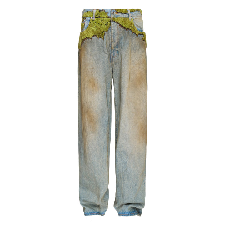 doublet Moss Grown Wood Denim Pants – Available at Club 21, Official Retailer in Singapore, Malaysia & Thailand with Global Shipping Online