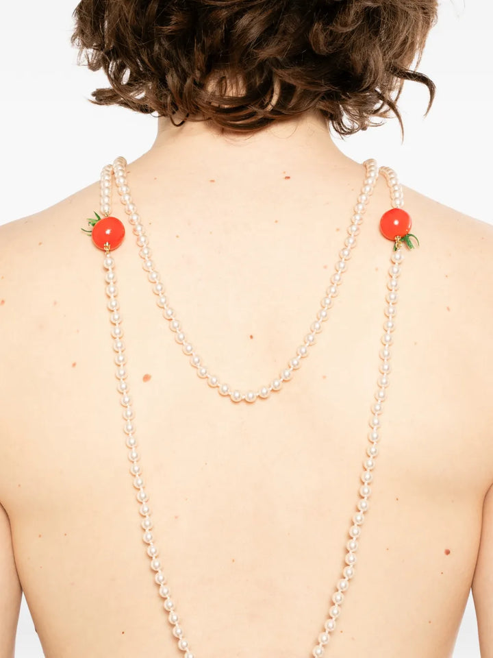 Food Sample Pearl Necklace