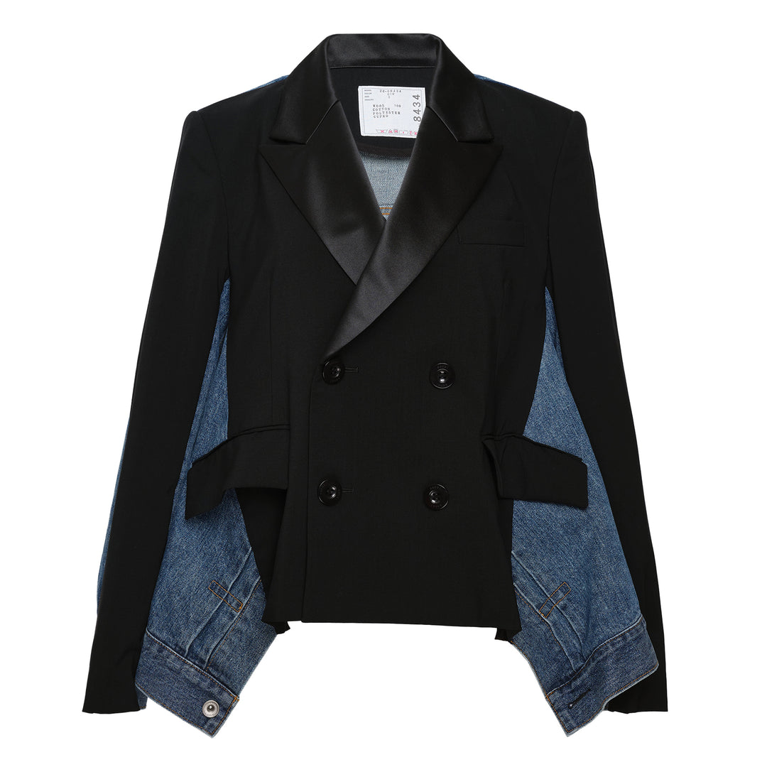 Wool Suiting x Denim Jacket