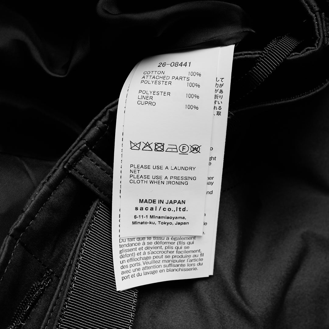 sacai Cotton Coating Pants – Available at Club 21, Official Retailer in Singapore, Malaysia & Thailand with Global Shipping Online