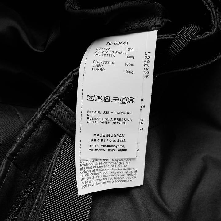 sacai Cotton Coating Pants – Available at Club 21, Official Retailer in Singapore, Malaysia & Thailand with Global Shipping Online