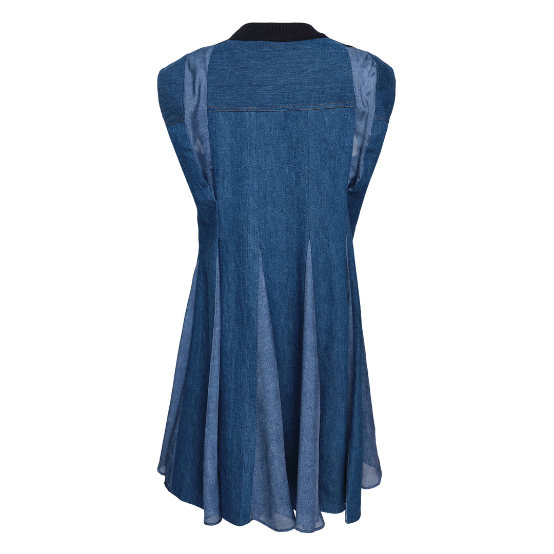 Denim x Knit Dress