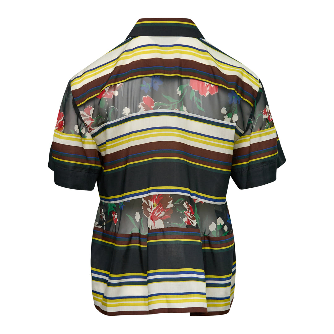 sacai Pattern Mix Shirt – Available at Club 21, Official Retailer in Singapore, Malaysia & Thailand with Global Shipping Online