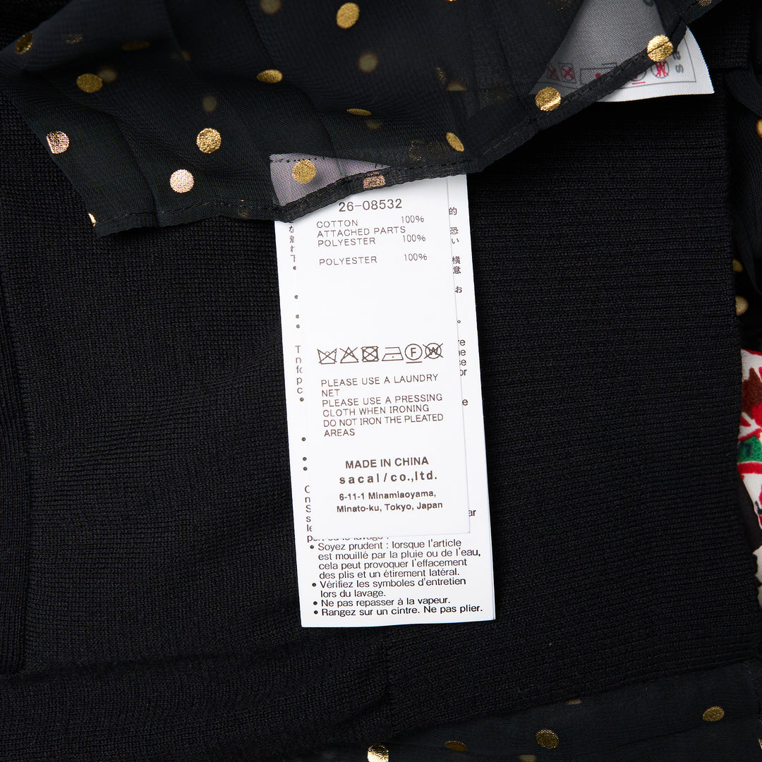 sacai Pattern Mix Cardigan – Available at Club 21, Official Retailer in Singapore, Malaysia & Thailand with Global Shipping Online