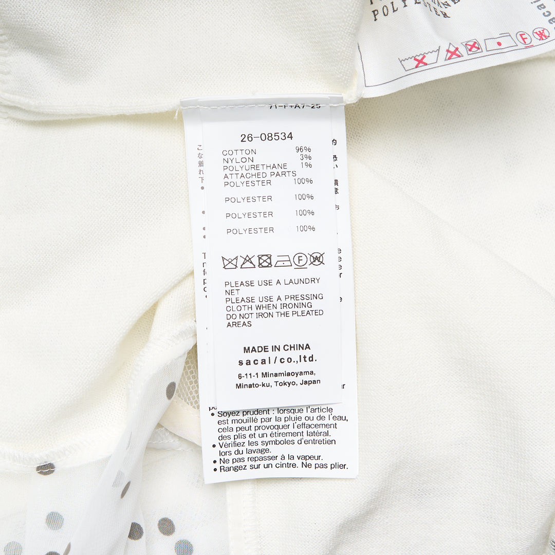 sacai Polka Dot Pullover – Available at Club 21, Official Retailer in Singapore, Malaysia & Thailand with Global Shipping Online