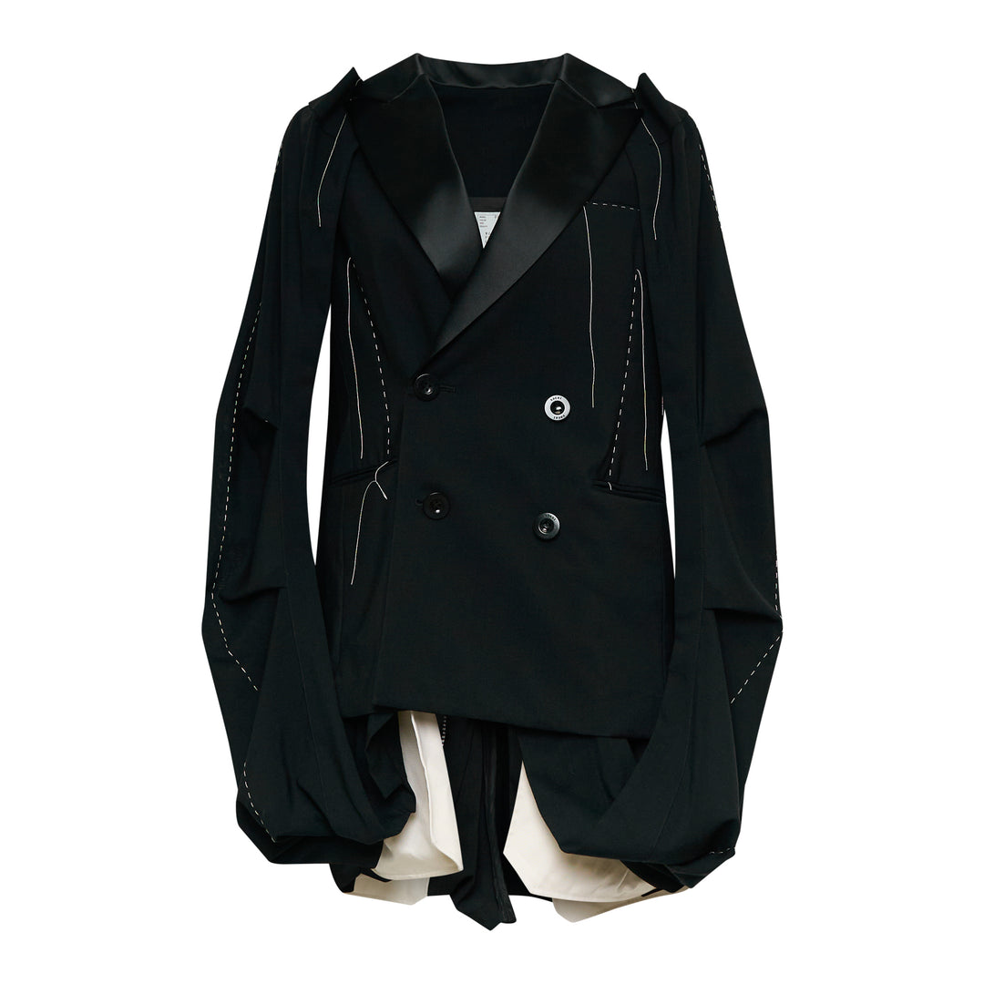 sacai Wool Suiting Dress – Available at Club 21, Official Retailer in Singapore, Malaysia & Thailand with Global Shipping Online