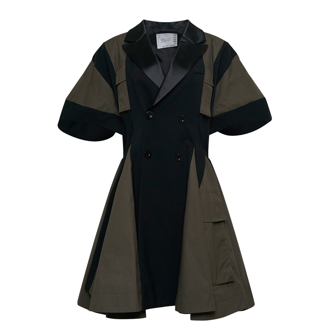 sacai Wool Suiting Dress – Available at Club 21, Official Retailer in Singapore, Malaysia & Thailand with Global Shipping Online